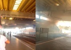 Vídeo: Explosão em fios causa correria e paralisa metade do Metrô do Recife - Reprodução de vídeo 