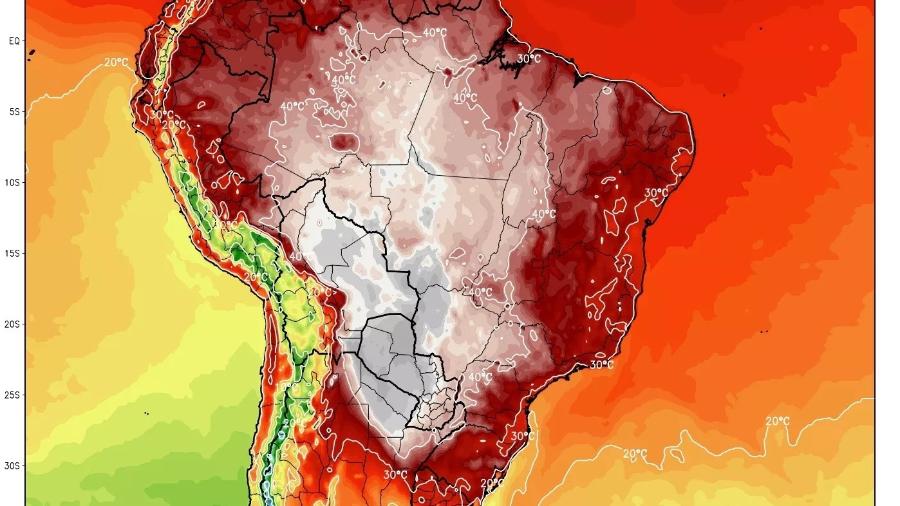 A Climatempo alerta para período prolongado de calor excessivo em vários estados 