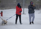 Rara tempestade de neve cobre Houston e Nova Orleans, nos EUA - REUTERS/Adrees Latif