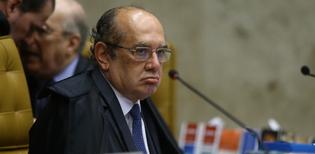 O ministro Gilmar Mendes durante sessão realizada no plenário do Supremo - Dida Sampaio 4.abr.2018 /Estadão Conteúdo