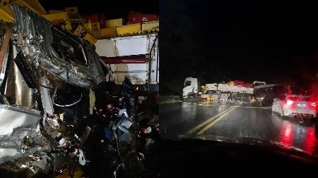 Carreta com álcool tomba e interdita BR-251, em Grão Mogol, nos dois  sentidos, Grande Minas