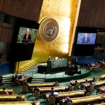 Assembleia Geral da ONU na sede da entidade, em Nova York - ONU/Evan Schneider