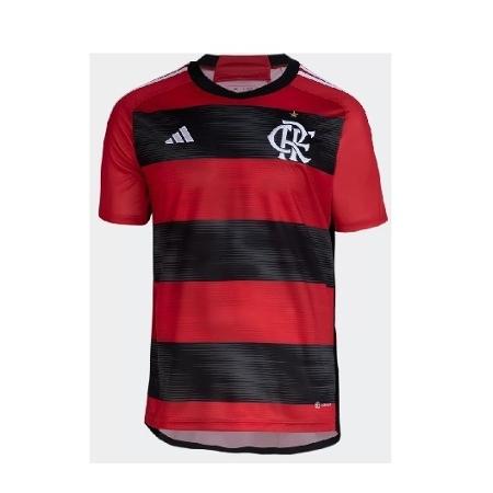 Camisa masculina Flamengo I 23/24 s/n° Torcedor, Adidas