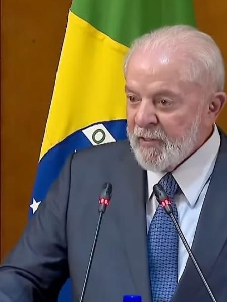 18.fev..2024. Lula durante entrevista coletiva na Etiópia