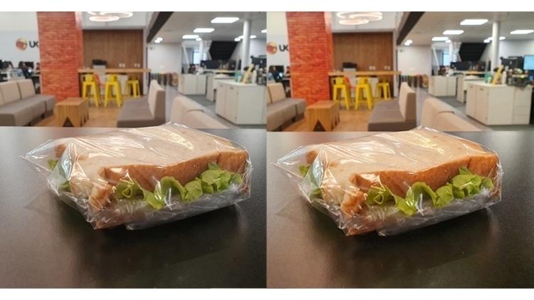 Galaxy S10e - recurso inteligência artificial antes e depois - UOL - UOL