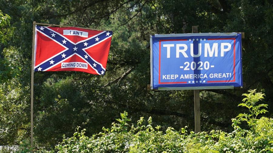 Donald Trump Diz Que Bandeira Confederada é Símbolo De Orgulho Para O Sul Dos Eua 