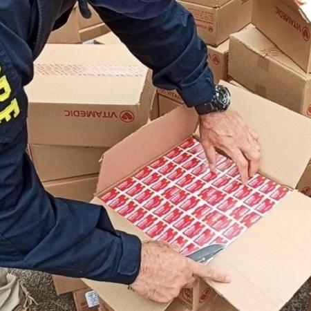 Polícia Rodoviária Federal apreendeu quase 30 mil comprimidos de invermectina - Divulgação/PRF