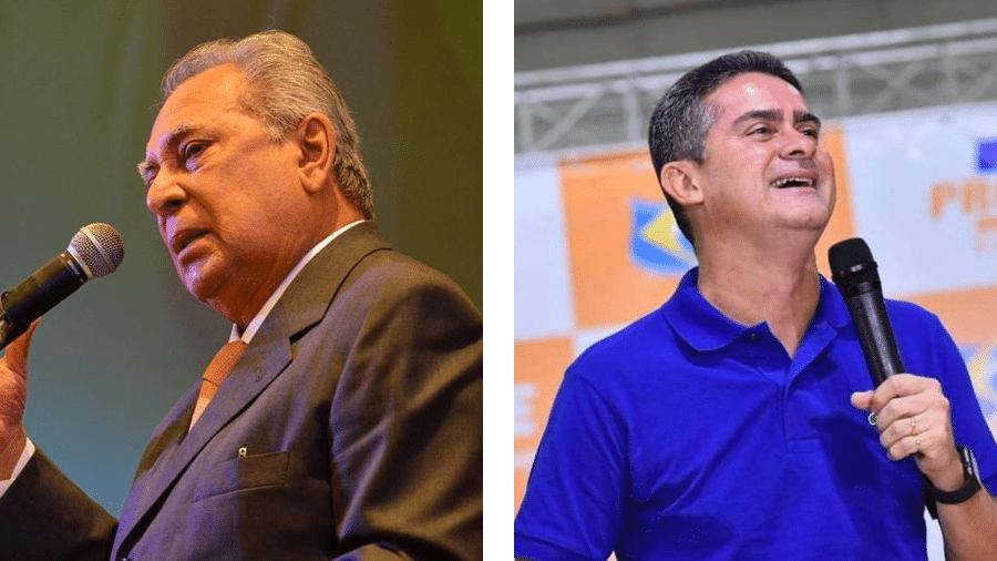 Amazonino Mendes (Podemos) e David Almeida (Avante) candidatos à prefeitura de Manaus - Reprodução/Facebook/Arte-UOL