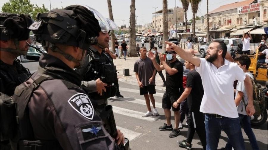 As tensões em Jerusalém aumentaram no início deste ano - Reuters