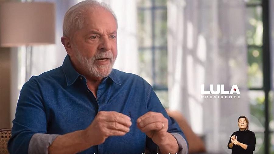 Propaganda eleitoral de Lula na TV - Reprodução