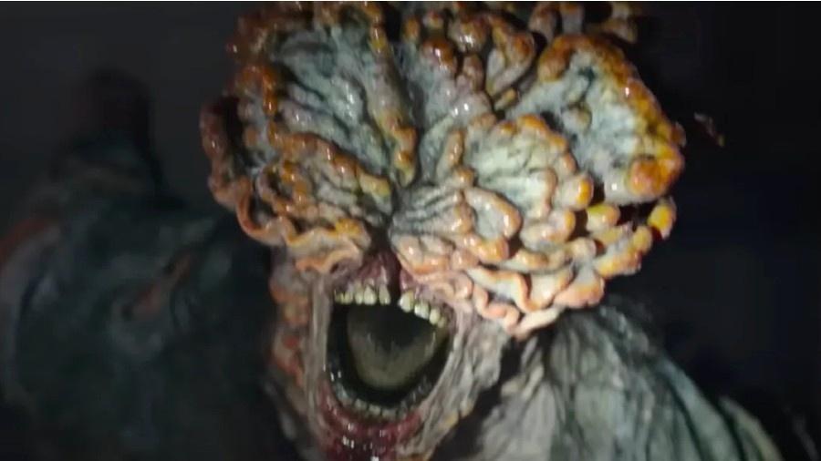 Zombie formado por infecção de fungo parasita, na série "The Last of Us" - Reprodução/HBO