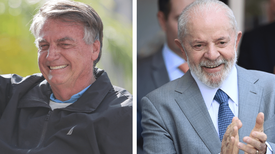 Jair Bolsonaro (PL) e Lula (PT)