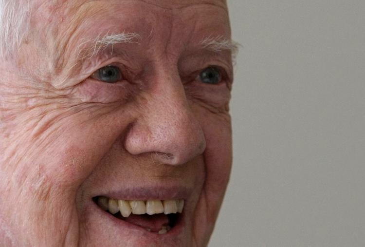 Jimmy Carter, ex-presidente dos EUA e ganhador do Nobel da Paz, em foto de 2009