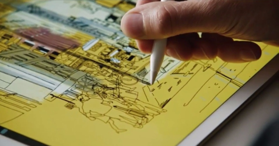 9.set.2015 - Apple lança Apple Pencil durante conferência anual da empresa no auditório do Bill Graham Civic, em San Francisco, Califórnia (EUA)