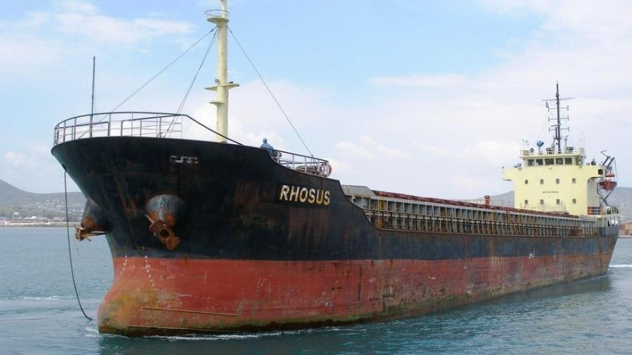 O MV Rhosus chegou a Beirute em 2013 com 2.750 toneladas de nitrato de amônio - EPA