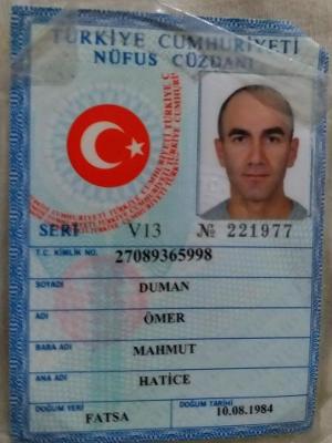 Na volta da Turquia, Matheus denunciou Omer Duman na Polícia Federal e publicou a identidade dele em seu perfil no Instagram - Reprodução - Reprodução
