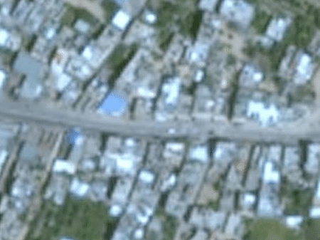 Imagens de Gaza no Google Earth aparecem em resolução bastante baixa, e datam de 2016 - Google