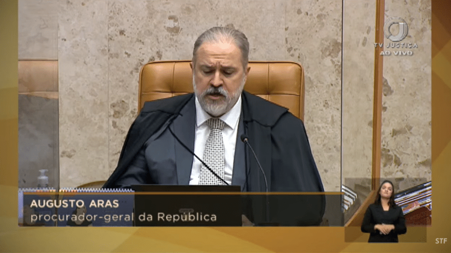 Augusto Aras contestou benefício, que considera discriminatório com outros funcionários públicos - Reprodução/TV Justiça