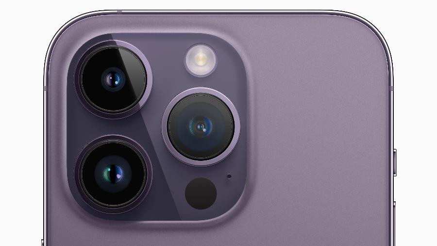 iPhone 14 Pro roxo: Samsung sugere no Twitter que lançou a cor antes - Divulgação/Apple