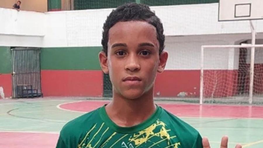Thiago Menezes Flausino, de 13 anos, morto pela polícia na Cidade de Deus - Reprodução