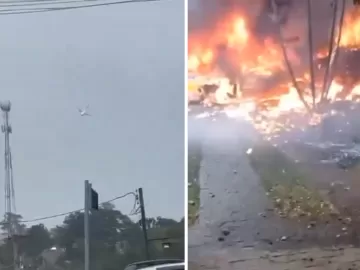 Vídeos mostram momento em que avião da Voepass cai em Vinhedo (SP); assista