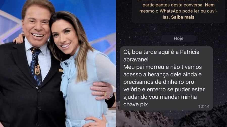 Criminosos usam morte de Silvio Santos para aplicar golpes no WhatsApp