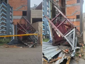 Elevador de obra despenca, e três trabalhadores morrem no litoral de SC