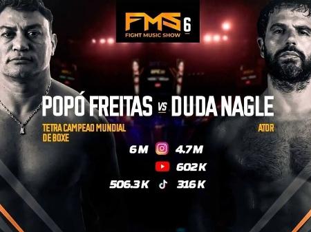 PoPoページ Luta de Popó x Duda Nagle no FMS6: veja card completo e onde assistir