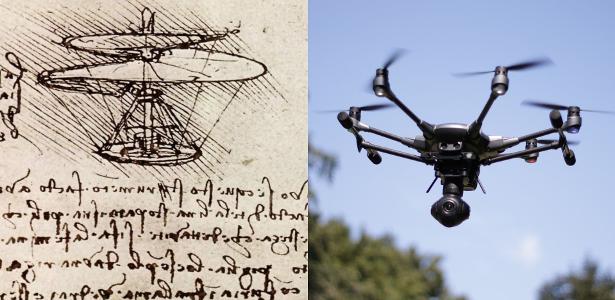 Imagem ilustrativa de "Invenção de Da Vinci promete revolucionar drones com maior silêncio"