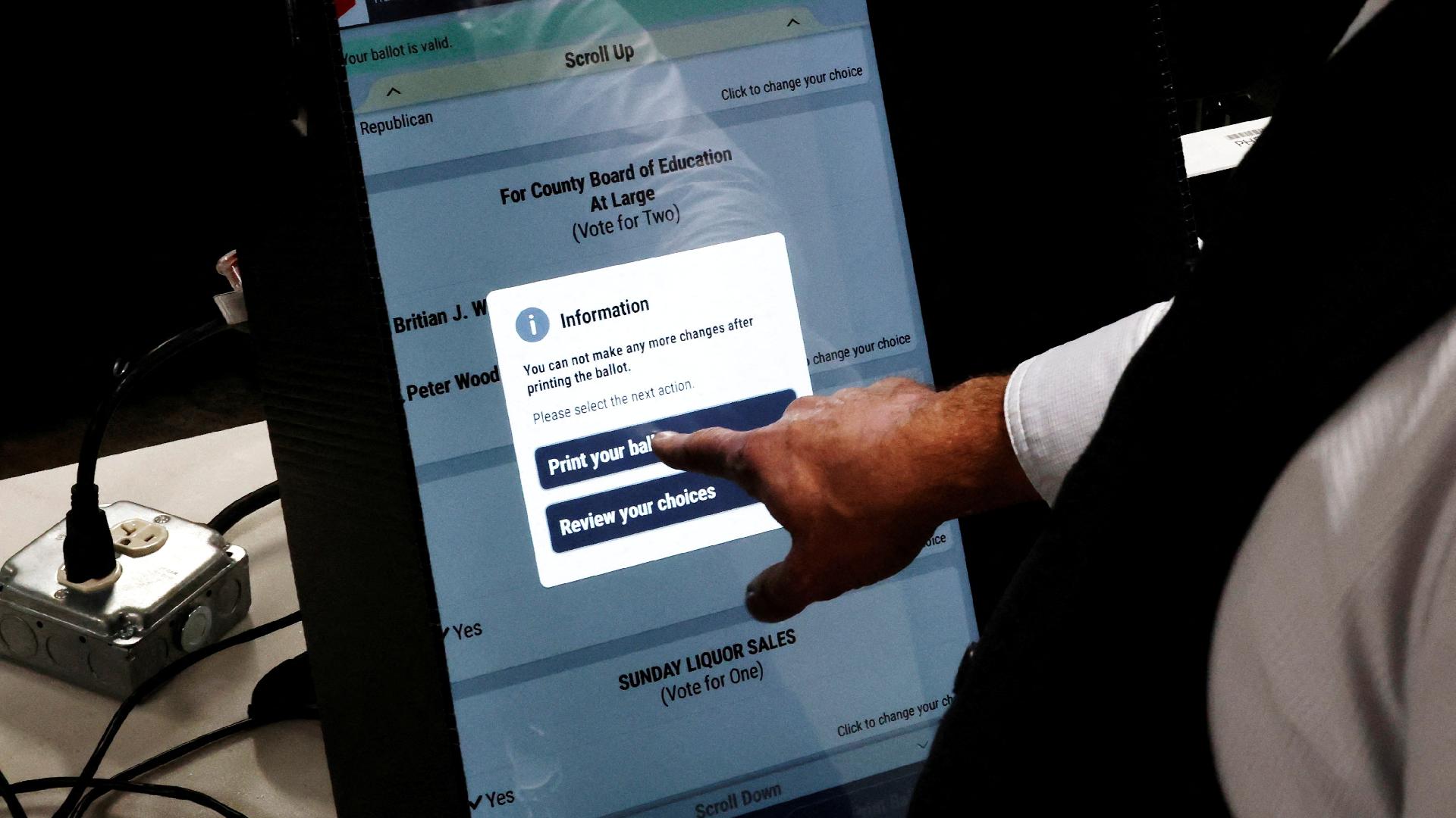 Preparativos de segurança para as eleições legislativas de meio de mandato no condado de Bartow, nos Estados Unidos
2 de setembro de 2026 REUTERS/Brian Snyder - undefined