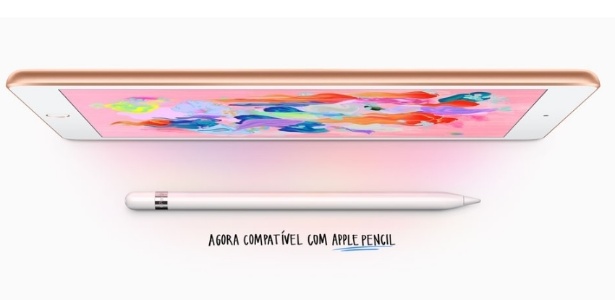 Novo iPad é compatível com Apple Pencil