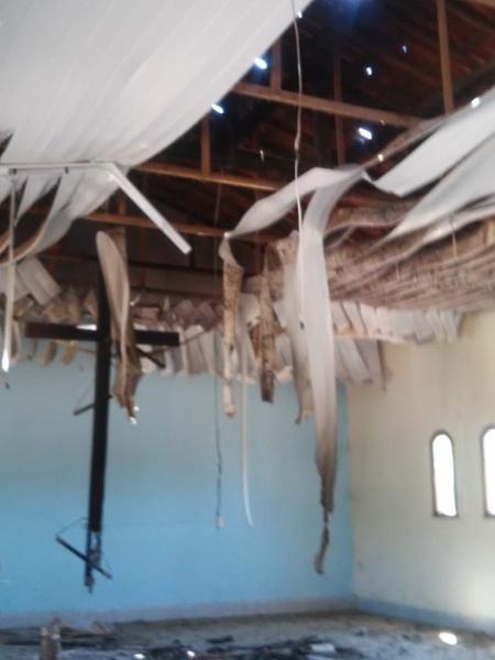 Igreja destruída no interior de Pernambuco - Divulgação