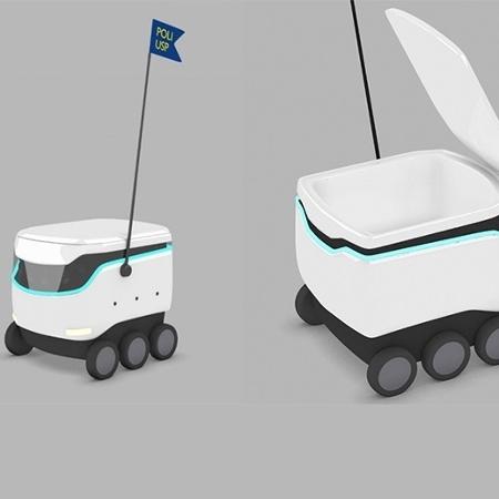 Design do Robô Transportador Hospitalar - Lucas Santos/FAU USP