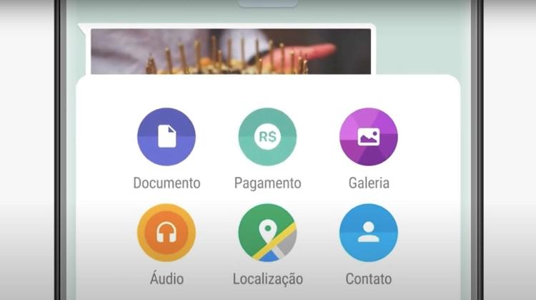 Função de enviar dinheiro e fazer pagamentos por meio do app será adicionada a menu dentro do WhatsApp - Reprodução/WhatsApp