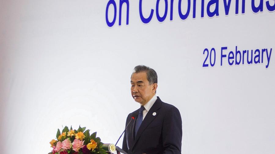 Ministro das Relações Exteriores da China, Wang Yi - Phoonsab Thevongsa