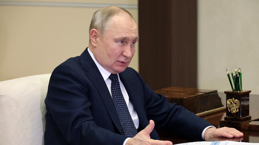 Presidente da Rússia, Vladimir Putin, tem mandado de prisão contra ele - Mikhail Klimentyev / SPUTNIK / AFP