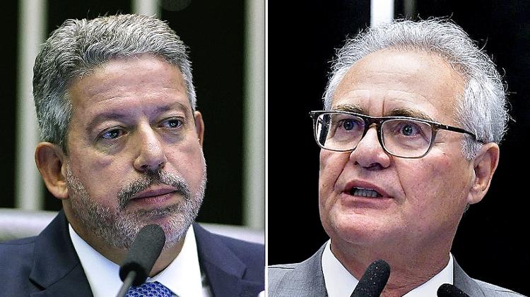 Arthur Lira e Renan Calheiros