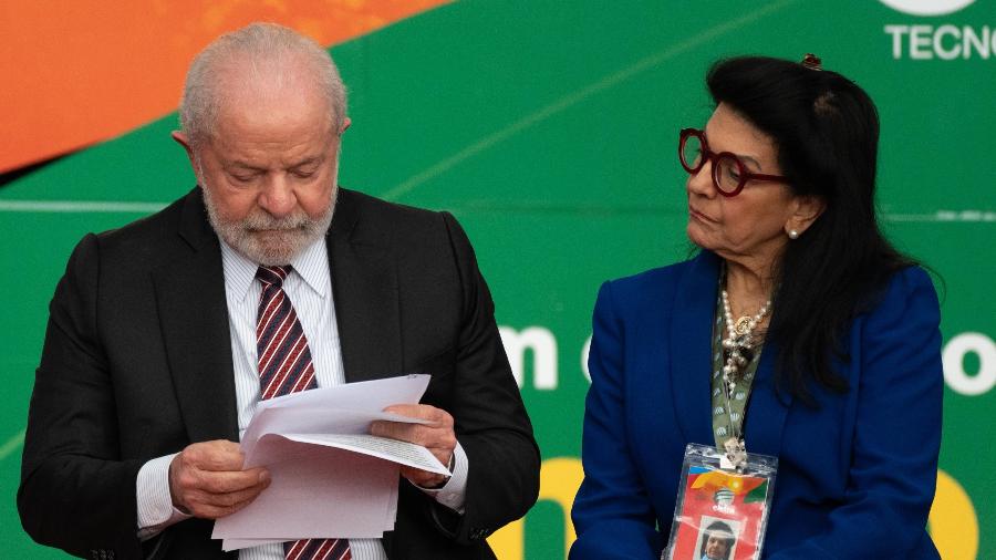O presidente Lula durante cerimônia de inauguração e visita à nova linha de produção da fábrica da Eletra - ANDRÉ RIBEIRO/FUTURA PRESS/ESTADÃO CONTEÚDO
