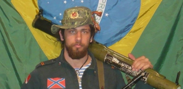 O brasileiro Rafael Lusvarghi - Forças Armadas da Novarrussia