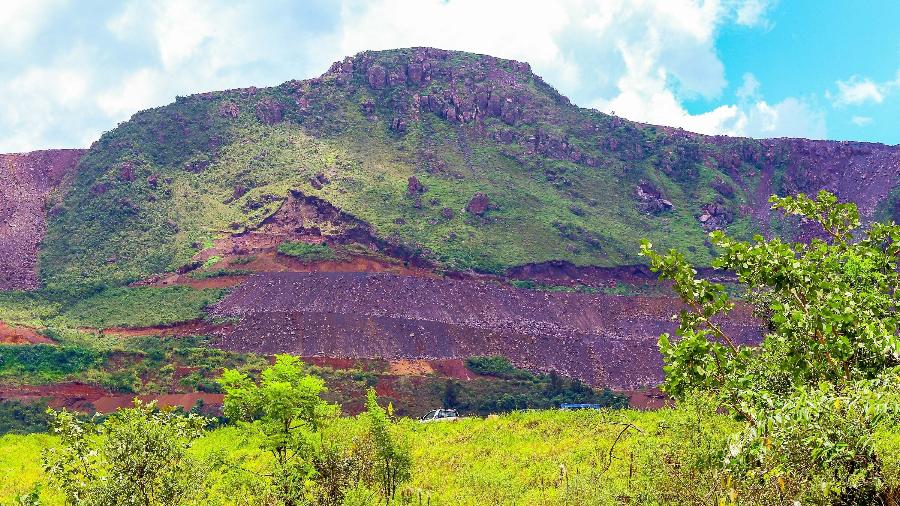 8.fev.2019 - Vista da área de mineração em Itatiaiuçu (MG) - Christyam de Lima/Estadão Conteúdo