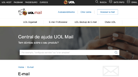 Central de Ajuda - UOL Mail