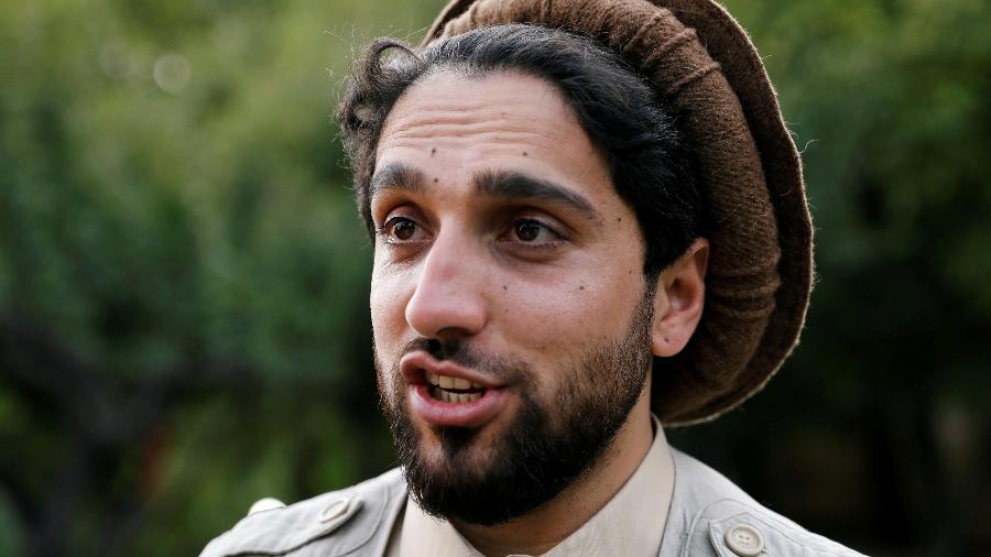 Ahmad Shah Massoud, líder da resistência no Vale do Panjshir - MOHAMMAD ISMAIL/REUTERS