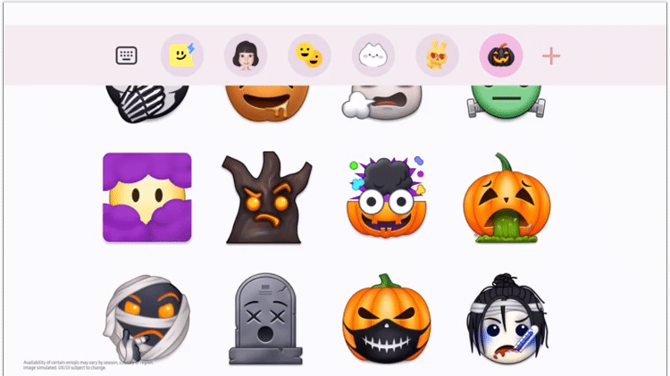 Samsung One UI 4 Halloween Emojis - Jugar - Jugar