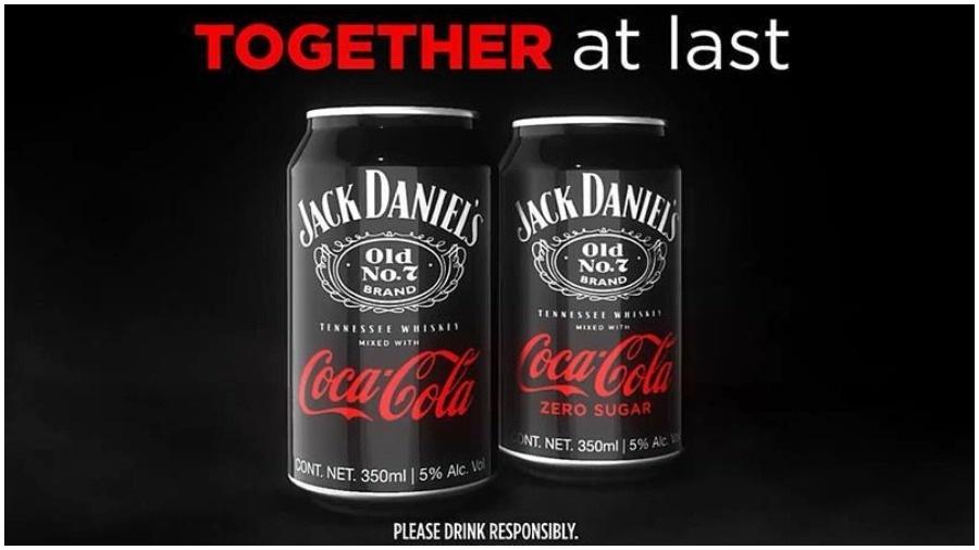 Coca-Cola lança versão de bebida em parceria com a Jack Daniel"s - Divulgação