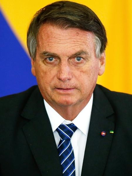 19.out.21 -  O presidente Jair Bolsonaro em evento no Palácio do Planalto - Pedro Ladeira/Folhapress