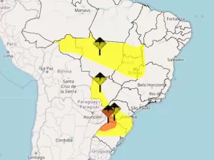 Inmet faz alerta de tempestade para 10 estados e DF; há previsão de granizo