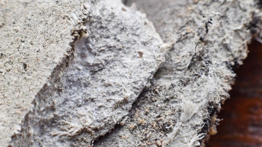 Inalação das fibras do amianto (foto) pode causar câncer de pulmão, mesotelioma e asbestose - a doença do pulmão de pedra - Divulgação