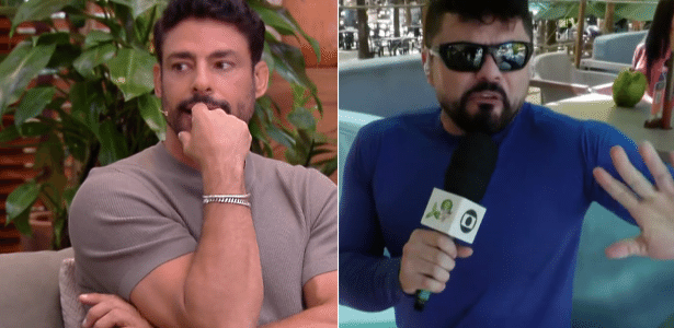 Cauã Reymond causa risadas ao questionar repórter sobre canudinho