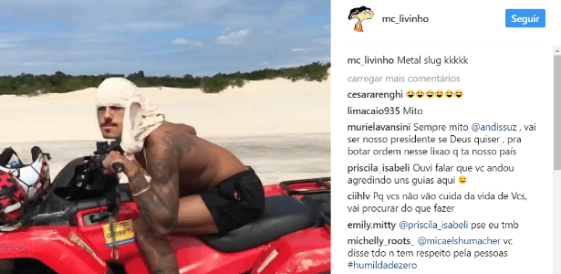 MC Livinho é levado para a delegacia após confusão no CE; cantor nega briga Notícias Cotidiano - Reprodução/Instagram - Reprodução/Instagram