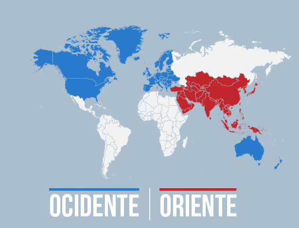 Você se considera ocidental? Para grande parte do mundo, o Brasil não faz  parte do Ocidente - 24/09/2018 - UOL Notícias